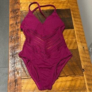 Robin Piccone One Piece, Purple, Women’s 4